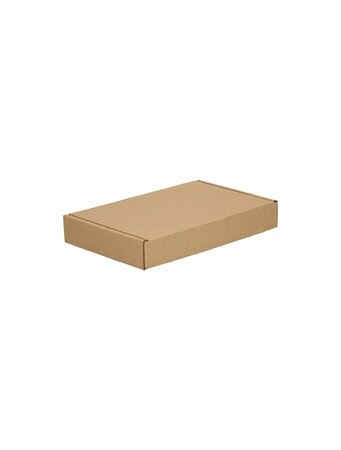 brievenbusdoosjes bruin A4 - 299 x 213 x 27 mm.